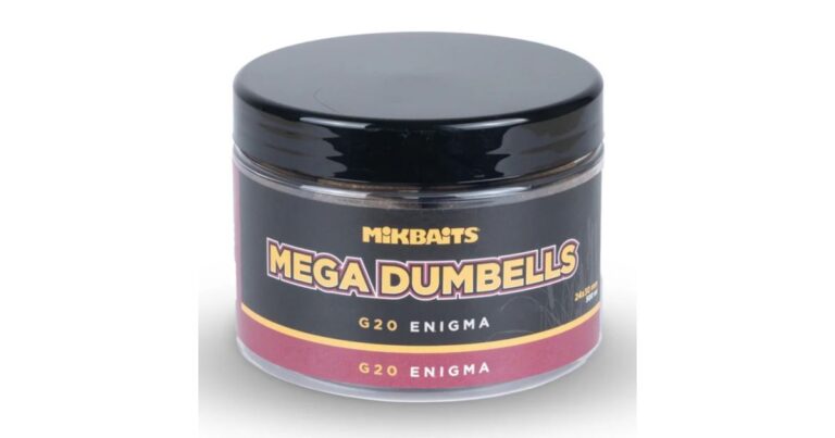 Mikbaits Mega Dumbells Gangster G20 Enigma 500 ml 24×30 mm recenze, kde koupit nejlevněji