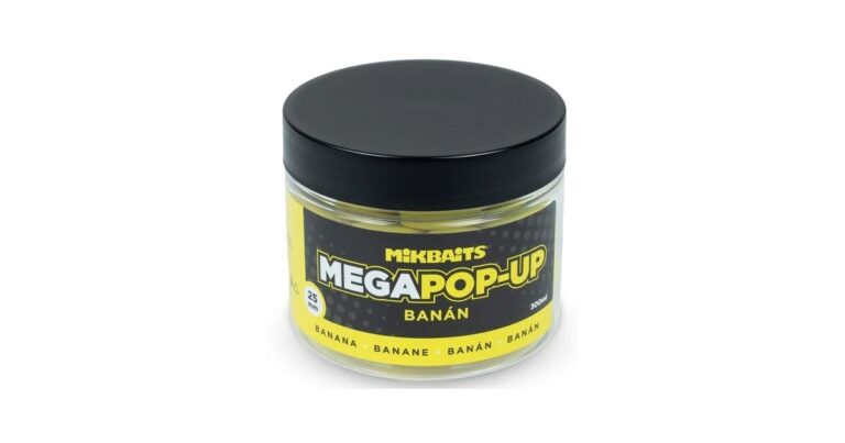 Mikbaits Mega Plovoucí Fluo Boilie Banán 300 ml 25 mm recenze, kde koupit nejlevněji