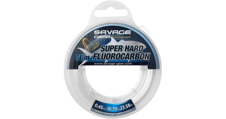 Savage Gear Fluorocarbon Super Hard Clear – 50 m 0,68 mm 22,4 kg recenze, kde koupit nejlevněji