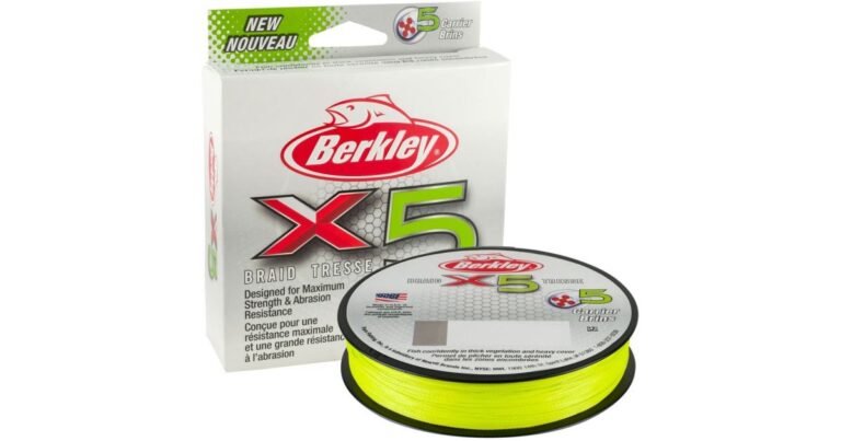 Berkley Splétaná Šňůra X5 Flame Green 150 m-Průměr 0,25 mm / Nosnost 27 kg recenze, kde koupit nejlevněji