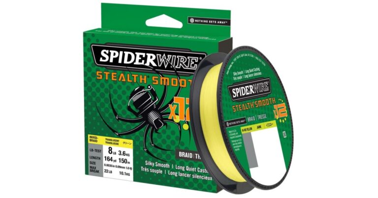 Spiderwire Splétaná Šňůra Stealth Smooth 12 HI-VIS Žlutá 150 m recenze, kde koupit nejlevněji
