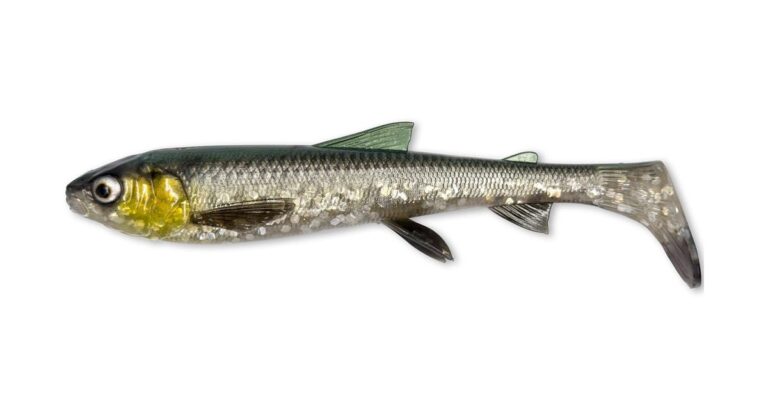 Savage Gear Gumová Nástraha 3D Whitefish Shad Green Silver recenze, kde koupit nejlevněji