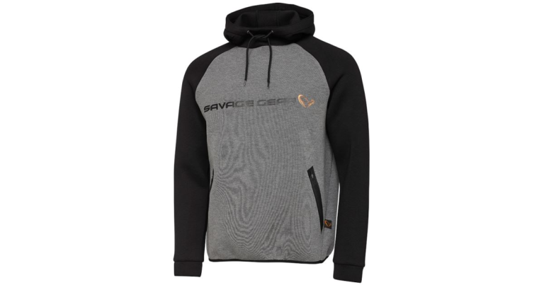 Savage Gear Mikina Tec Foam Hoodie Dark Grey Melange recenze, kde koupit nejlevněji