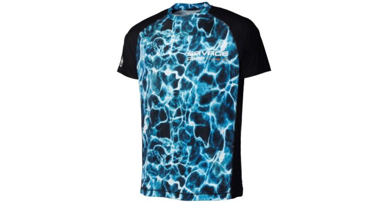 Savage Gear Tričko Marine UV T Shirt Sea Blue recenze, kde koupit nejlevněji