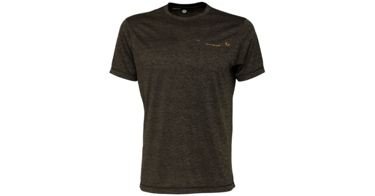 Savage Gear Triko Fighter Stretch T Shirt Burnt Olive Melange recenze, kde koupit nejlevněji