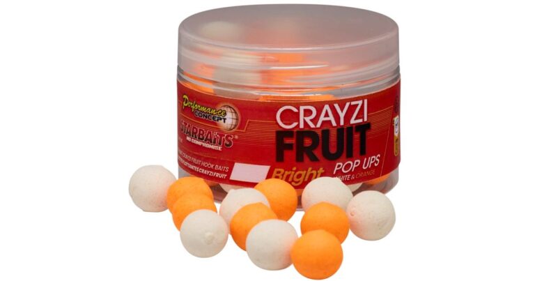 Starbaits Boilie Pop Up Bright Crayzi Fruit 50 g recenze, kde koupit nejlevněji