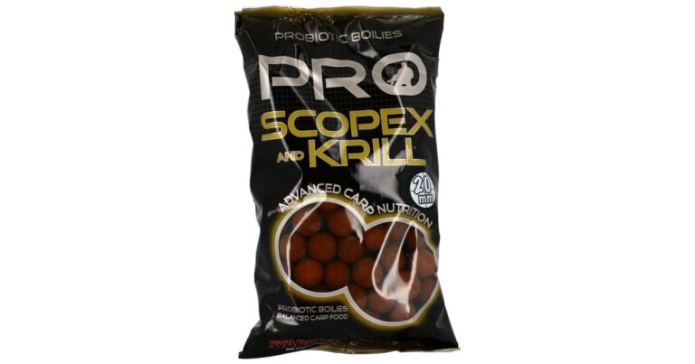 Starbaits Boilie Scopex Krill recenze, kde koupit nejlevněji