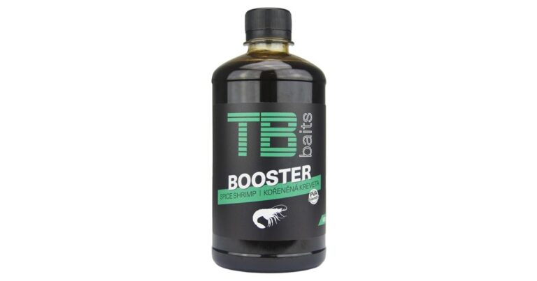 TB Baits Booster Spice Shrimp 500 ml recenze, kde koupit nejlevněji