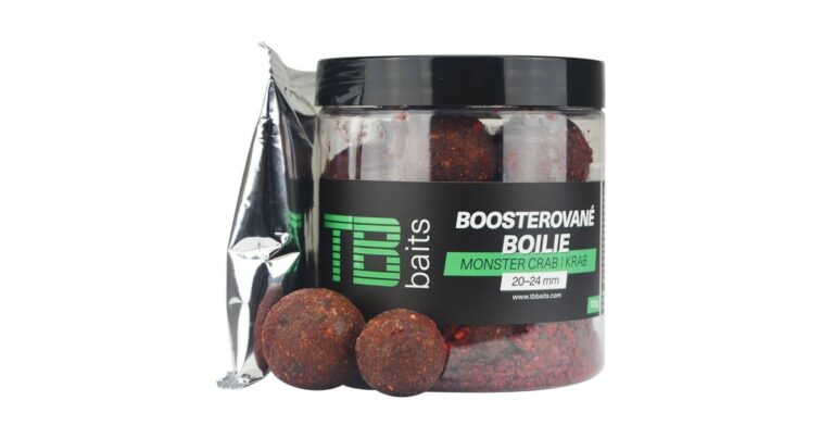 TB Baits Boosterované Boilie Monster Crab 120 g 20-24 mm recenze, kde koupit nejlevněji