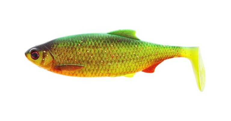 Westin Gumová Nástraha Ricky The Roach Shadtail Firetiger Rudd recenze, kde koupit nejlevněji