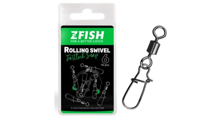 Zfish Obratlík s Karabinou Rolling Swivel & Fastlock Snap 10 ks recenze, kde koupit nejlevněji