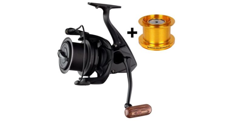 Giants Fishing Naviják Dekuxe Reel FD 9000 + Cívka 9000 Gold recenze, kde koupit nejlevněji
