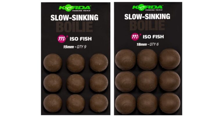Korda Umělé Boilie Slow Sinking Boilie ISO Fish 9 ks recenze, kde koupit nejlevněji