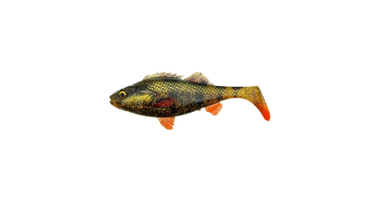 Savage Gear Gumová Nástraha 4D Perch Shad Motoroil recenze, kde koupit nejlevněji