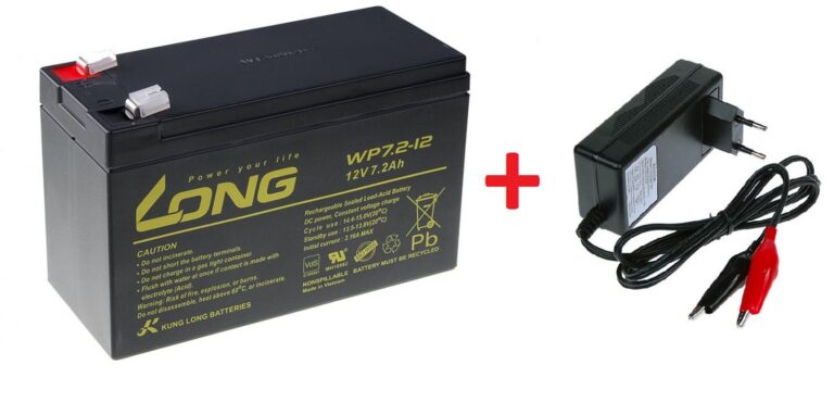 Long Olověný akumulátor 12V 7Ah pro echoloty + nabíječka!  recenze, kde koupit nejlevněji