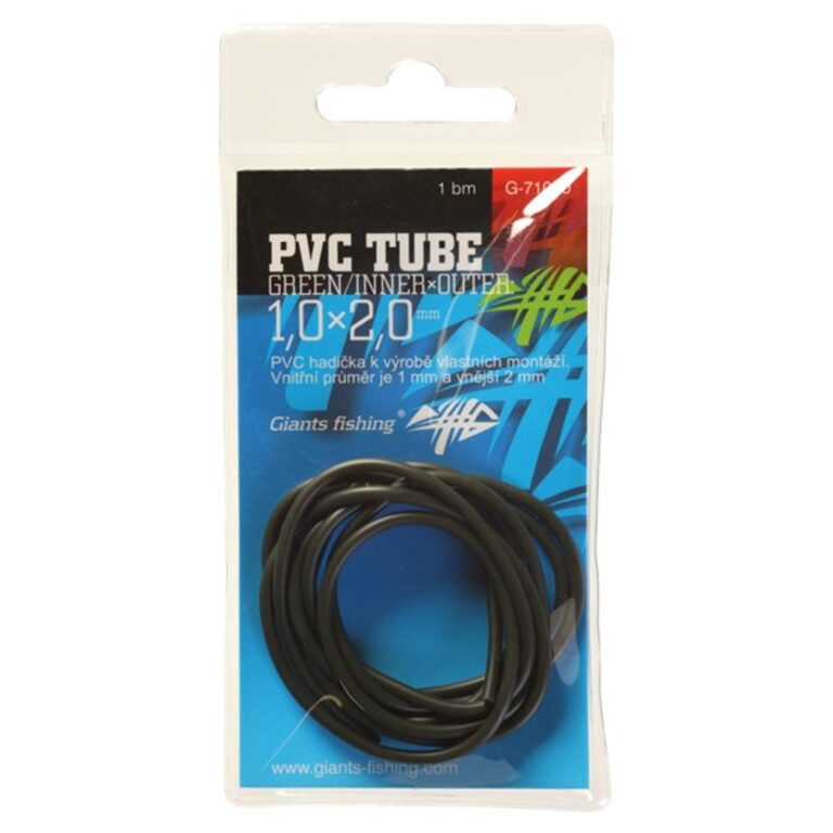 (1x)
									
			
				Giants Fishing PVC hadička PVC Tube Green/InnerxOuter 1m
			

		

		
            
                PVC hadička k tvorbě vlastních montáží.
            

			
                
				
									
                        3 varianty                    
				
				
							

			

					
									Skladem
							

			
                    26 Kč recenze, kde koupit nejlevněji
