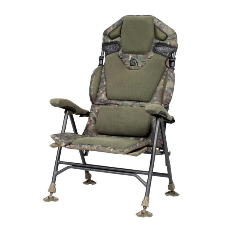 Trakker Křeslo komfortní s područkami Levelite Camo Longback Recliner  recenze, kde koupit nejlevněji