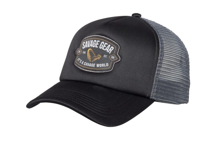 Savage Gear Kšiltovka Badge Trucker Cap Black  recenze, kde koupit nejlevněji