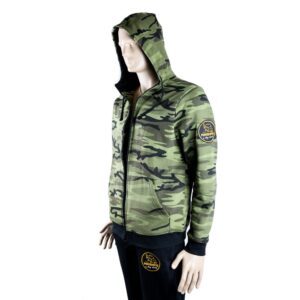 Mikbaits Mikina Zip up camou - M